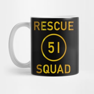 Rescue Squad 51 (Gold) Mug